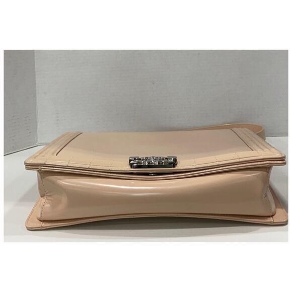 Chanel Reverso Boy Bag Pink Patent With COA And Dust bag - Picture 5 of 16